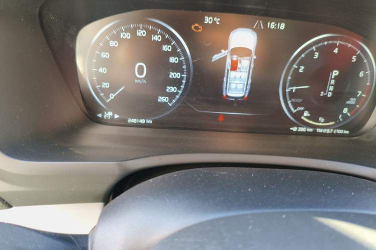 Used Volvo XC90 2018 T6 Zhiyi Edition 7-Seater Odometer Close Up