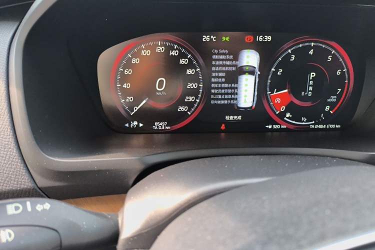 Used Volvo XC90 2018 T6 Zhiya Edition 7-seater Odometer Close Up