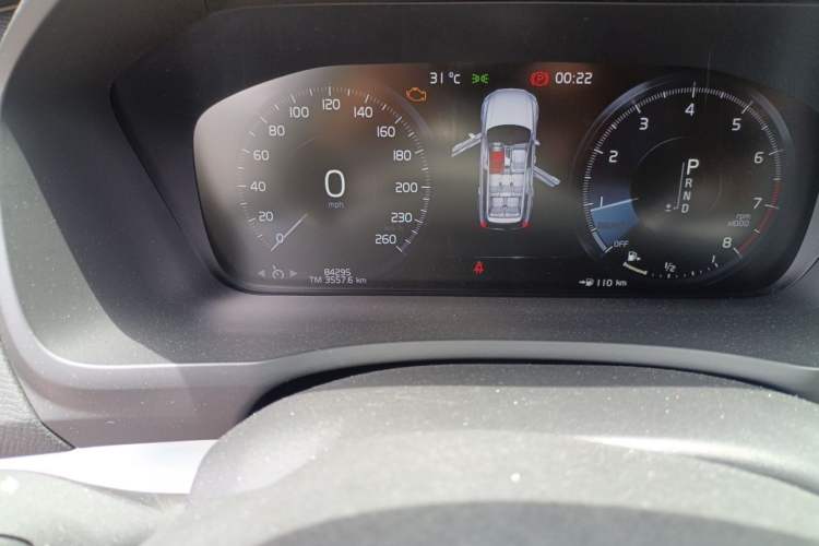 Used Volvo XC90 2018 T6 Zhiya Edition 7-seater Odometer Close Up