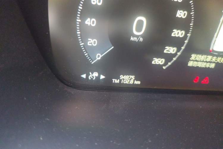 Used Volvo XC90 2018 T6 Zhiya Edition 7-seater Odometer Close Up