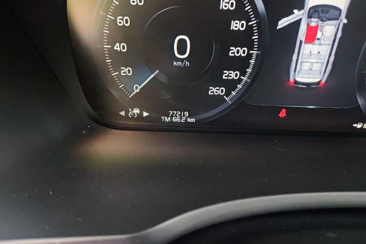 Used Volvo XC90 2018 T6 Zhiya Edition 7-seater Odometer Close Up
