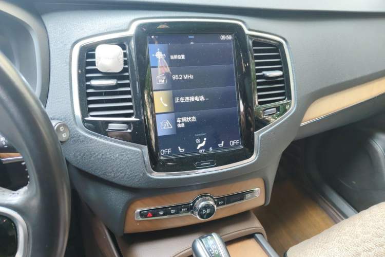 Used Volvo XC90 2019 T6 Zhiyi Edition 7-Seater China V Emission Standard Audio And AC Panel