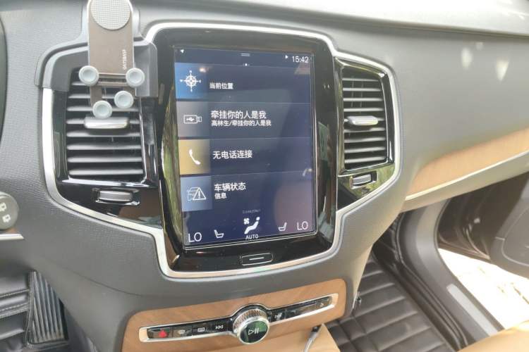 Used Volvo XC90 2019 T6 Zhiyi Edition 7-Seater China V Emission Standard Audio And AC Panel