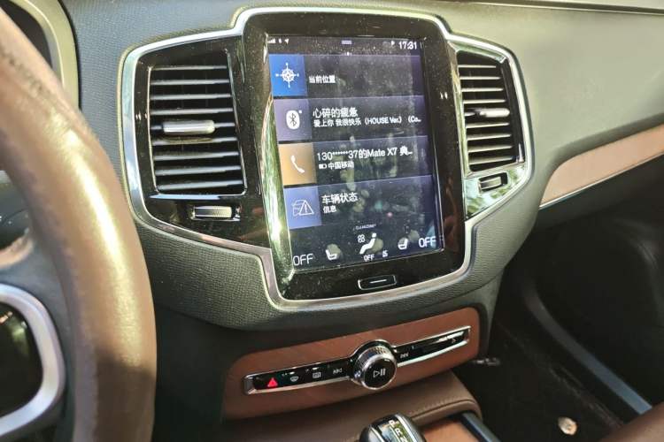 Used Volvo XC90 2019 T6 Zhiyi Edition 7-Seater China V Emission Standard Audio And AC Panel