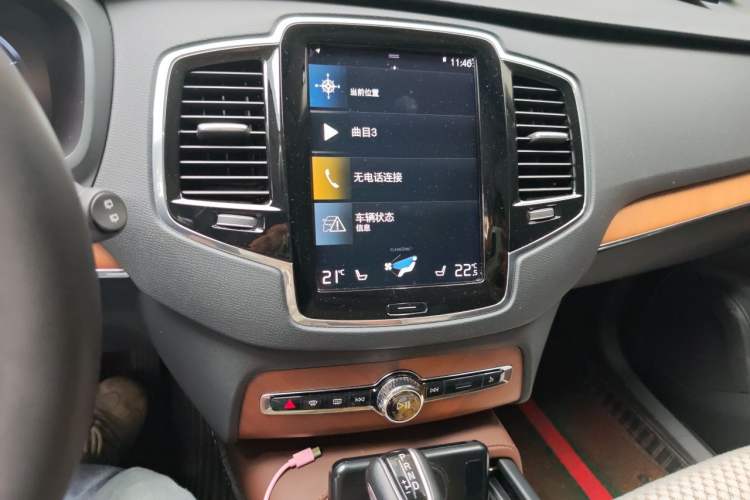 Used Volvo XC90 2019 T6 Zhiyi Edition 7-Seater China V Emission Standard Audio And AC Panel