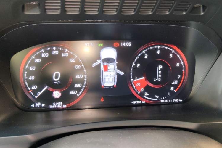 Used Volvo XC90 2019 T6 ZhiZun Edition 7-Seater China V Standard Instrument Cluster