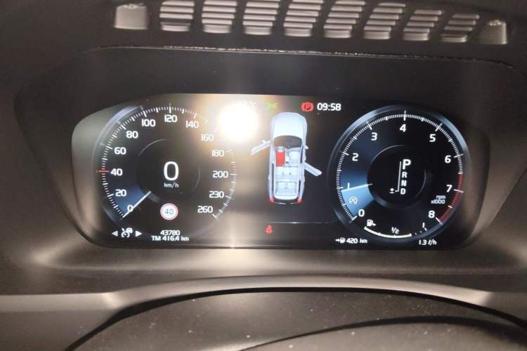 Used Volvo XC90 2019 T6 Zhiya Edition 7-Seater China VI Standard Instrument Cluster