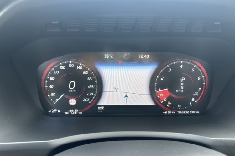 Used Volvo XC90 2019 T6 Zhiya Edition 7-Seater China VI Standard Odometer Close Up