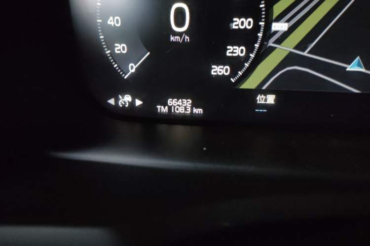 Used Volvo XC90 2019 T6 Zhiyi Edition 7-Seater China V Emission Standard Odometer Close Up