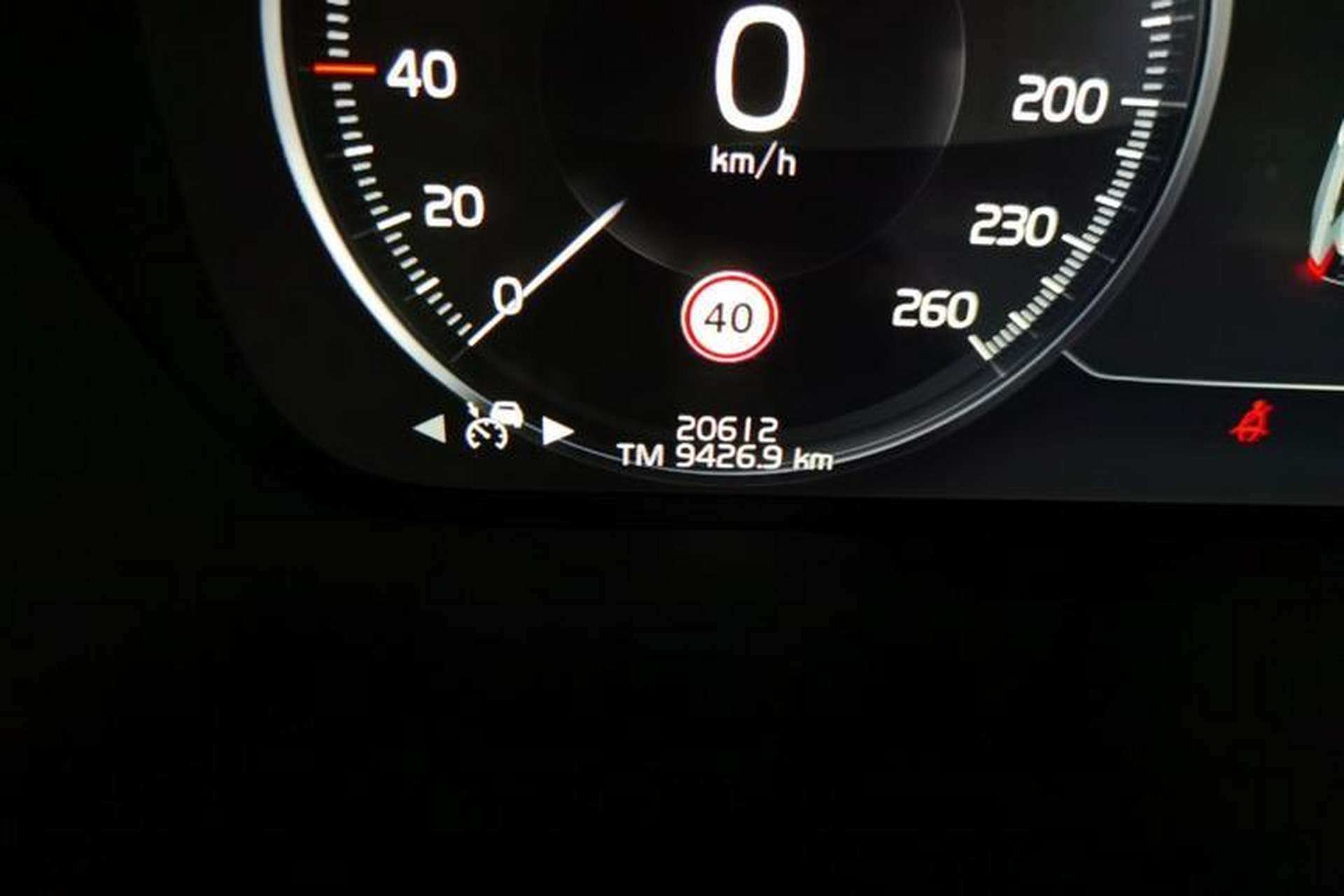 Used Volvo XC90 2019 T5 Zhiyi Edition 7-Seater China VI Odometer Close Up