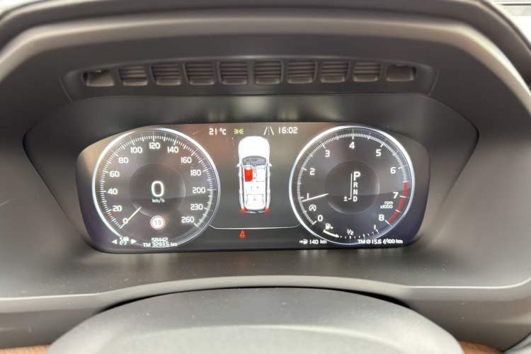Used Volvo XC90 2019 T6 Zhiya Edition 7-Seater China VI Standard Odometer Close Up