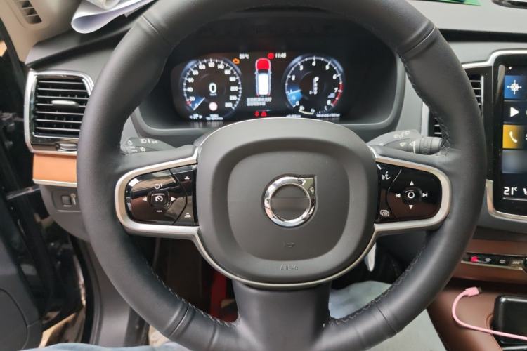 Used Volvo XC90 2019 T6 Zhiyi Edition 7-Seater China V Emission Standard Steering Wheel