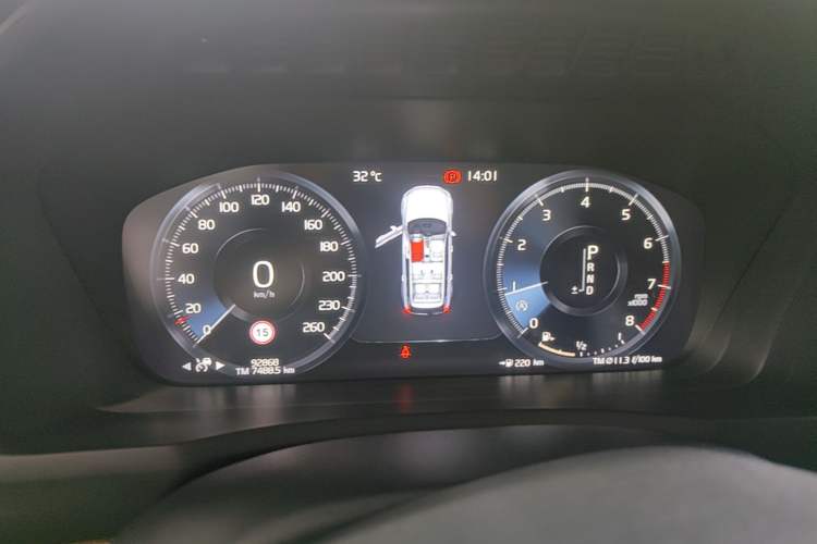 Used Volvo XC90 2019 T6 Zhiyi Edition 7-Seater China VI Standard Instrument Cluster