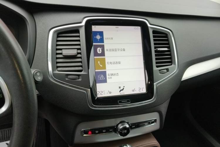 Used Volvo XC90 2019 T5 Zhiyi Edition 7-Seater China V Emission Standard Audio And AC Panel