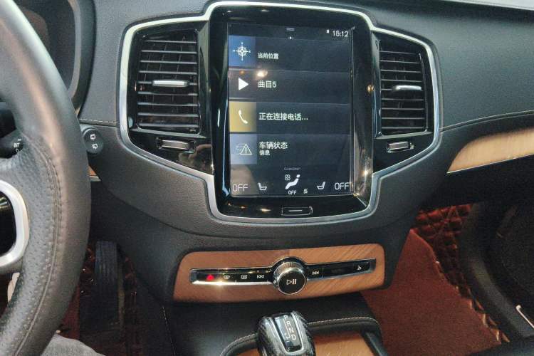 Used Volvo XC90 2019 T6 Luxury Edition 7-seater China V Standard Audio And AC Panel