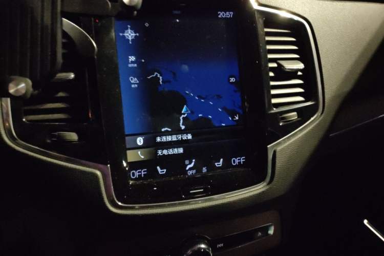 Used Volvo XC90 2019 T6 Zhiyi Edition 7-Seater China V Emission Standard Audio And AC Panel