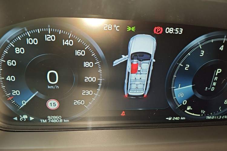Used Volvo XC90 2019 T6 Zhiyi Edition 7-Seater China VI Standard Instrument Cluster