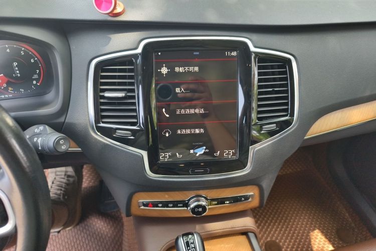 Used Volvo XC90 2020 Facelifted T6 Zhiyi Luxury 7-Seater Audio And AC Panel