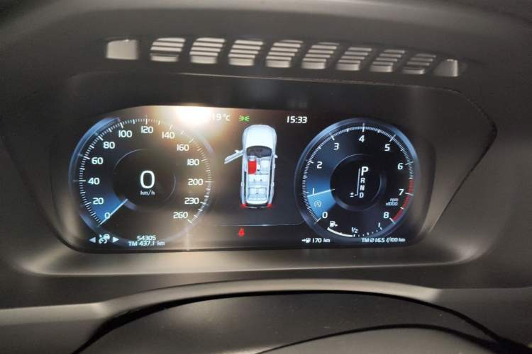Used Volvo XC90 2020 T6 Zhiyi Luxury 7-Seater Instrument Cluster