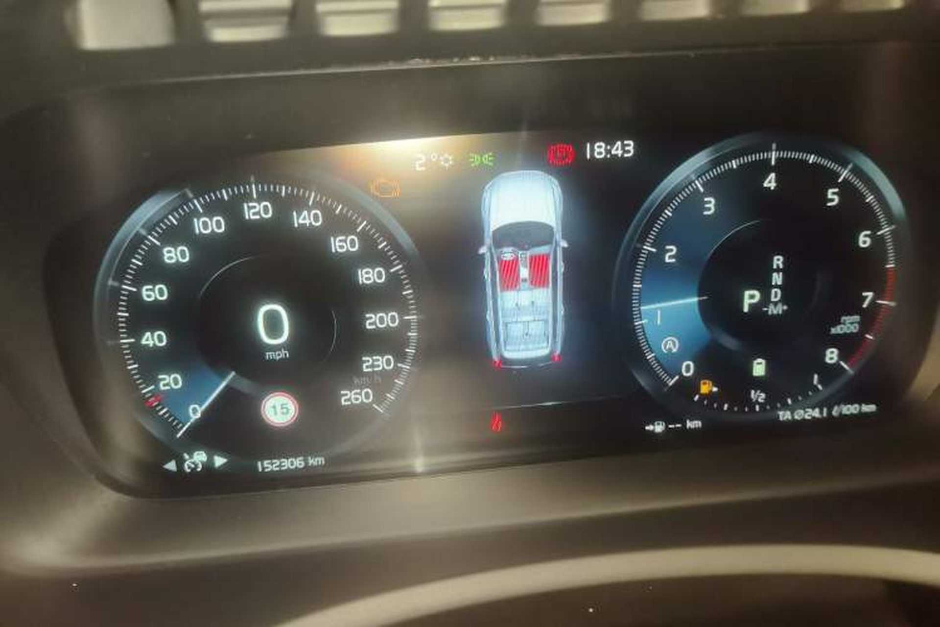 Used Volvo XC90 2021 B6 Zhiyi Luxury Edition 7-Seater Instrument Cluster