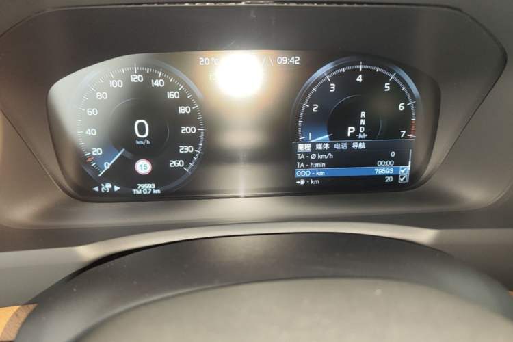 Used Volvo XC90 2021 B6 Zhiyi Luxury Edition 7-Seater Instrument Cluster