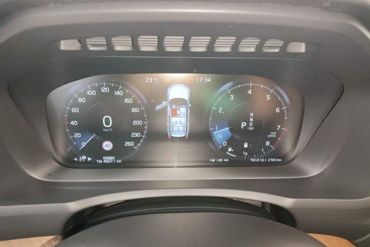 Used Volvo XC90 2021 B6 Zhiyi Luxury Edition 7-Seater Instrument Cluster