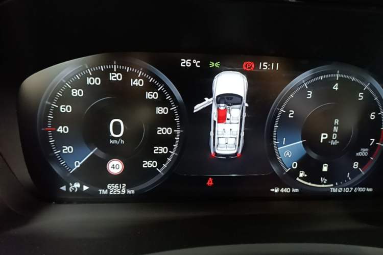 Used Volvo XC90 2021 B6 Zhiyi Luxury Edition 7-Seater Instrument Cluster