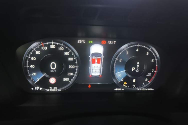 Used Volvo XC90 2021 B6 Zhiyi Luxury Edition 7-Seater Instrument Cluster