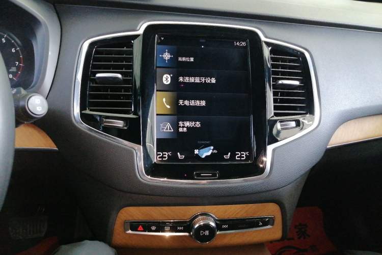 Used Volvo XC90 2022 B6 Zhiyi Luxury Edition 7-Seater Audio And AC Panel