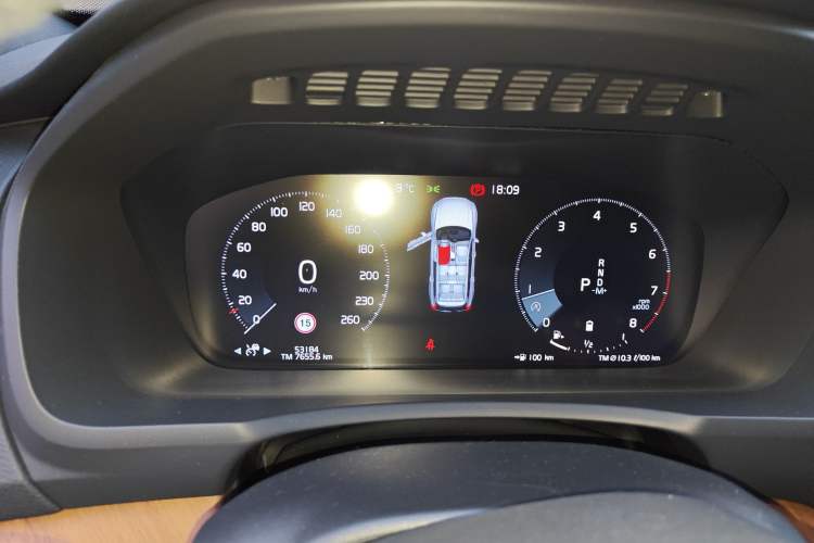 Used Volvo XC90 2022 B6 Zhiyi Luxury Edition 7-Seater Instrument Cluster