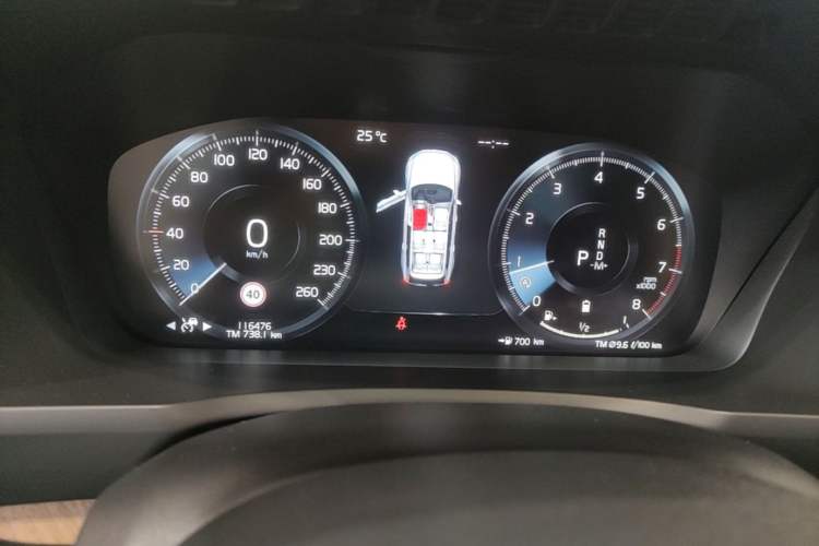 Used Volvo XC90 2022 B6 Zhiyi Luxury Edition 7-Seater Instrument Cluster
