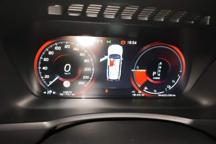 Used Volvo XC90 New Energy 2018 E-Drive Hybrid T8 Prestige 7-Seater Instrument Cluster