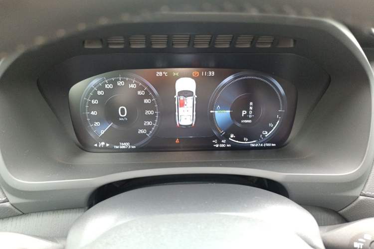 Used Volvo XC90 New Energy 2020 E-Drive Hybrid T8 Luxury Flagship 7-Seater Instrument Cluster