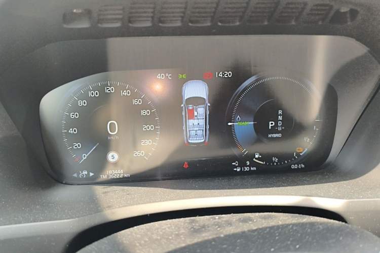 Used Volvo XC90 New Energy 2020 E-Drive Hybrid T8 Luxury Flagship 7-Seater Instrument Cluster