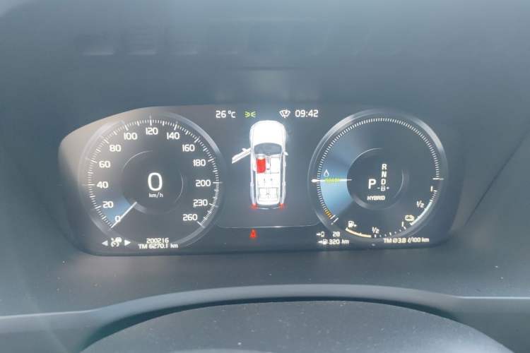 Used Volvo XC90 New Energy 2020 E-Drive Hybrid T8 Luxury Flagship 7-Seater Instrument Cluster