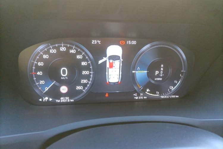 Used Volvo XC90 New Energy 2021 E-Drive Hybrid T8 Luxury Flagship 7-Seater Instrument Cluster