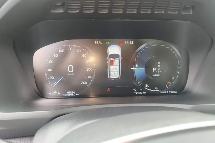 Used Volvo XC90 New Energy 2021 E-Drive Hybrid T8 Luxury Flagship 7-Seater Instrument Cluster