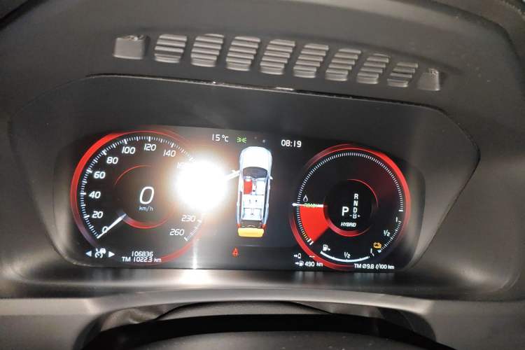 Used Volvo XC90 New Energy 2021 E-Drive Hybrid T8 Luxury Flagship 7-Seater Instrument Cluster