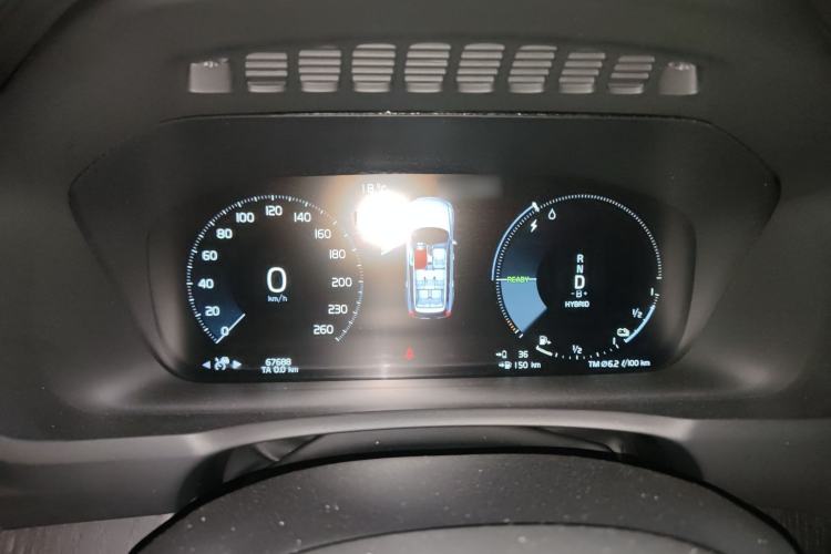 Used Volvo XC90 New Energy 2021 E-Drive Hybrid T8 Luxury Flagship 7-Seater Instrument Cluster