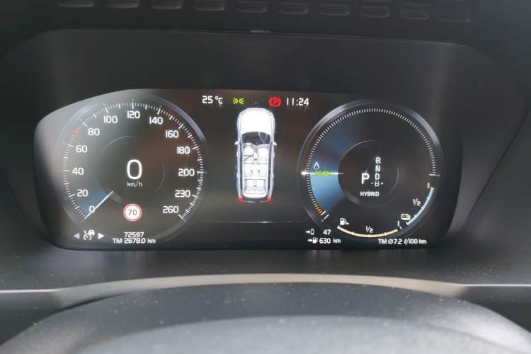 Used Volvo XC90 New Energy 2021 E-Drive Hybrid T8 Luxury Flagship 7-Seater Instrument Cluster