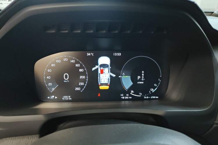 Used Volvo XC90 New Energy 2021 E-Drive Hybrid T8 Luxury Flagship 7-Seater Instrument Cluster