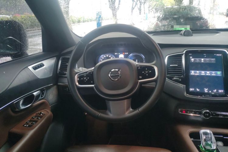 Used Volvo XC90 New Energy 2021 E-Drive Hybrid T8 Luxury Flagship 7-Seater Steering Wheel