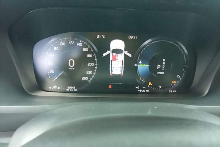 Used Volvo XC90 New Energy 2021 E-Drive Hybrid T8 Luxury Flagship 7-Seater Instrument Cluster