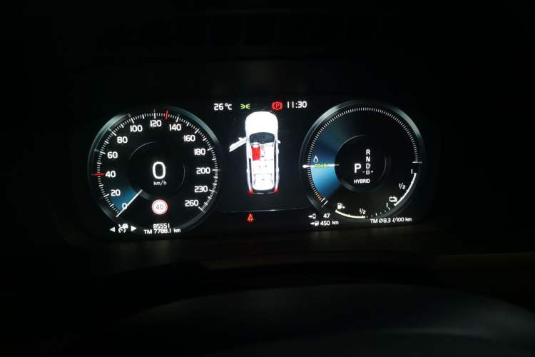 Used Volvo XC90 New Energy 2021 E-Drive Hybrid T8 Luxury Flagship 7-Seater Instrument Cluster
