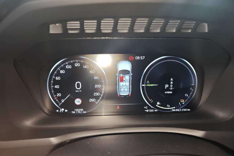 Used Volvo XC90 New Energy 2021 E-Drive Hybrid T8 Luxury Flagship 7-Seater Instrument Cluster