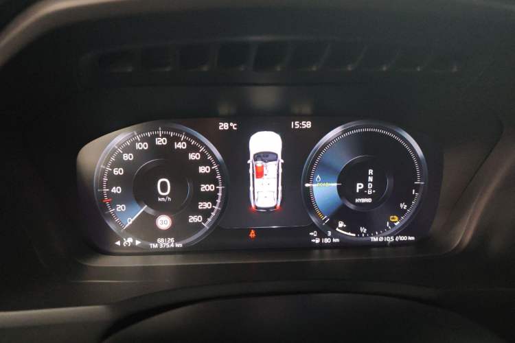 Used Volvo XC90 New Energy 2022 E-Drive Hybrid T8 Luxury Flagship 7-Seater Instrument Cluster