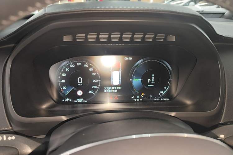 Used Volvo XC90 New Energy 2022 E-Drive Hybrid T8 Luxury Flagship 7-Seater Instrument Cluster