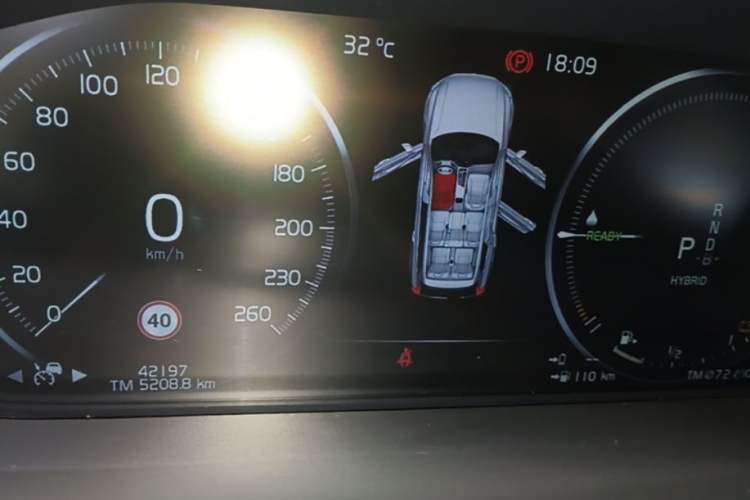 Used Volvo XC90 New Energy 2022 Facelift E-Drive Hybrid T8 Luxury Prestige 7-Seater Instrument Cluster