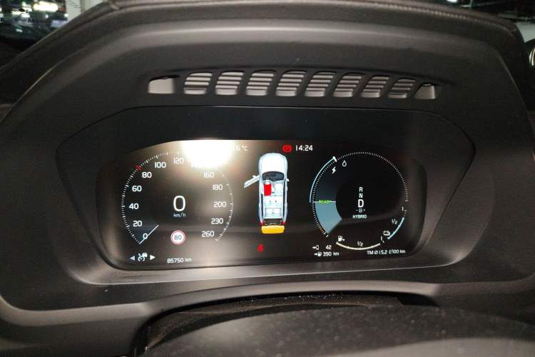 Used Volvo XC90 New Energy 2022 E-Drive Hybrid T8 Luxury Flagship 7-Seater Instrument Cluster