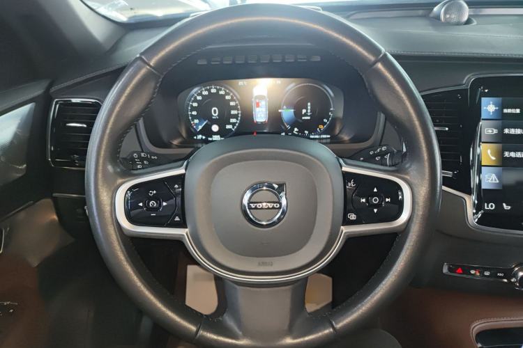 Used Volvo XC90 New Energy 2022 Facelift E-Drive Hybrid T8 Luxury Prestige 7-Seater Steering Wheel